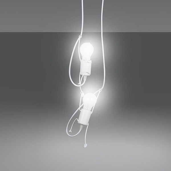 Lampa wisząca BOBI 2 WHITE - Emibig