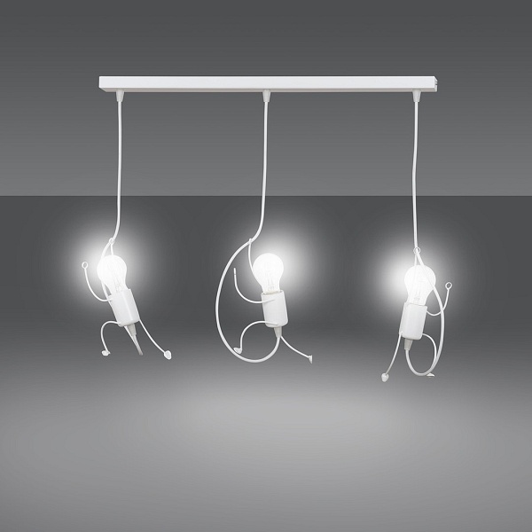 Lampa wisząca BOBI 3 WHITE - Emibig