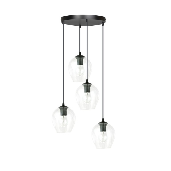 Lampa wisząca ISTAR 4 BL PREMIUM TRANSPARENT - Emibig