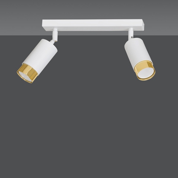 Lampa sufitowa HIRO 2 WH/GOLD - Emibig