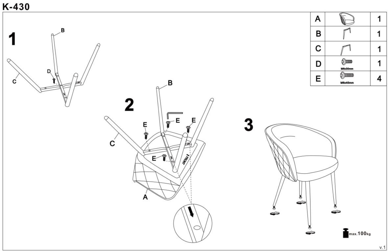 Jak złożyć krzesło k430 firmy Halmar