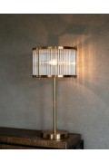 RICHMOND lampa stołowa LOIZA - szczotkowane złoto - Richmond Interiors