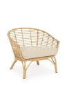 BIZZOTTO fotel ogrodowy MABEL naturalny - King Home