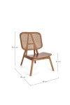 BIZZOTTO fotel YVES naturalny - King Home