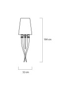 Lampa ścienna DEVIL WALL 2 - King Home