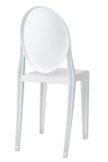 Krzesło VICTORIA białe - poliwęglan - King Home