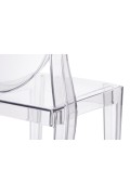 Krzesło VICTORIA transparentne - poliwęglan - King Home