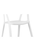 Krzesło VIBIA białe - polipropylen - King Home