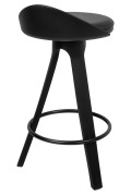 Krzesło barowe MILA 65 czarne - King Home