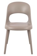 Krzesło BUKO szare - polipropylen - King Home