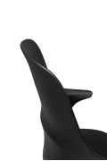 Krzesło BRAZO HIGH czarne - polipropylen, metal - King Home