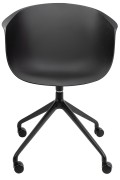Krzesło biurowe obrotowe RALF czarne - King Home