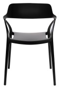 Krzesło GLORIA czarne - polipropylen - King Home