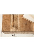 INVICTA stolik SCORPION 50 cm mango - drewno naturalne, żelazo - Invicta Interior