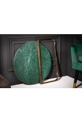 Stolik INVICTA  kawowy NOBLE 62 cm marmur - zielono złoty, marmur, metal - Invicta Interior