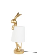 KARE lampa stołowa RABBIT 50 cm złota / biała - Kare Design