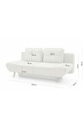 Sofa DORIAN z funkcją spania - II grupa tkanin - King Home