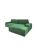 Narożnik PILLOW M prawy z funkcją spania zielony - King Home