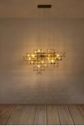 KARE lampa wisząca STONE MOBILE złota 100 x 61 cm - Kare Design