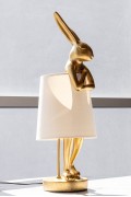 KARE lampa stołowa RABBIT 68 cm złota / biała - Kare Design