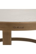 RICHMOND zestaw stolików WHITEBONE BRASS - Richmond Interiors