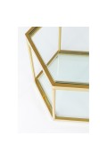 KARE stolik kawowy COMB GOLD 45 złoty - Kare Design