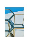 KARE stolik kawowy COMB GOLD 45 złoty - Kare Design