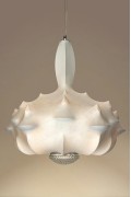 Lampa wisząca RAGNATELA 80 biała - kompozyt - King Home