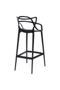 Krzesło barowe HILO PREMIUM 75 cm czarne - King Home