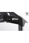MODESTO krzesło SPLIT MAT czarne - polipropylen, podstawa metalowa - Modesto Design
