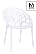 MODESTO krzesło KORAL białe - polipropylen - Modesto Design