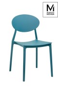 MODESTO krzesło FLEX morskie - polipropylen - Modesto Design