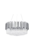 Lampa wisząca IMPERIAL SILVER 80 - stal, kryształ - King Home