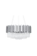 Lampa wisząca IMPERIAL SILVER 80 - stal, kryształ - King Home