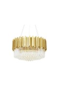 Lampa wisząca IMPERIAL GOLD 60 - stal, kryształ - King Home