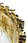 Lampa wisząca IMPERIAL GOLD 60 - stal, kryształ - King Home