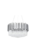 Lampa wisząca IMPERIAL SILVER 60 - stal, kryształ - King Home