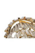 Lampa wisząca IMPERIAL LONG GOLD 90 - stal, kryształ - King Home