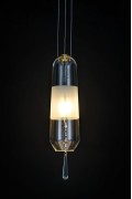 Lampa wisząca NEWEL transparentna - szkło - King Home
