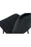 MODESTO krzesło LARA czarne - welur, metal - Modesto Design