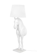 Lampa podłogowa KOŃ HORSE STAND S biała - włókno szklane - King Home