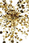 Lampa wisząca MONETE SINGLE złota - metal - King Home