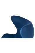 Fotel EGG CLASSIC atlantycki niebieski. 26 - wełna, podstawa aluminiowa - King Home