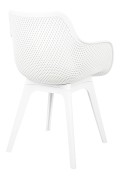 Krzesło LANDI białe - polipropylen - King Home