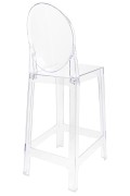 Krzesło barowe VICTORIA 75 cm transparentne - King Home