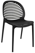 Krzesło SUNNY czarne - polipropylen - King Home