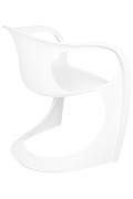 Krzesło MANTA białe - polipropylen - King Home