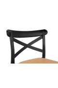 Krzesło barowe COUNTRY czarne - King Home