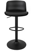 Krzesło barowe STOR TAP regulowane czarne - King Home