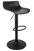 Krzesło barowe SNAP BAR regulowane czarne - King Home